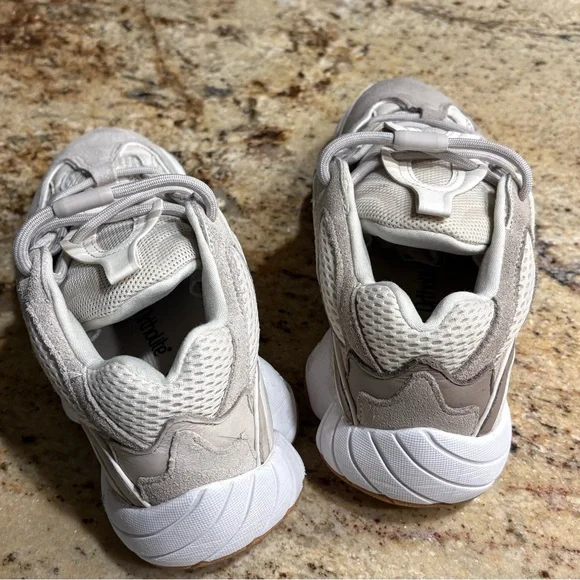 Yeezy 500 Bone/white Adidas Sneakers - Picture 3 of 8